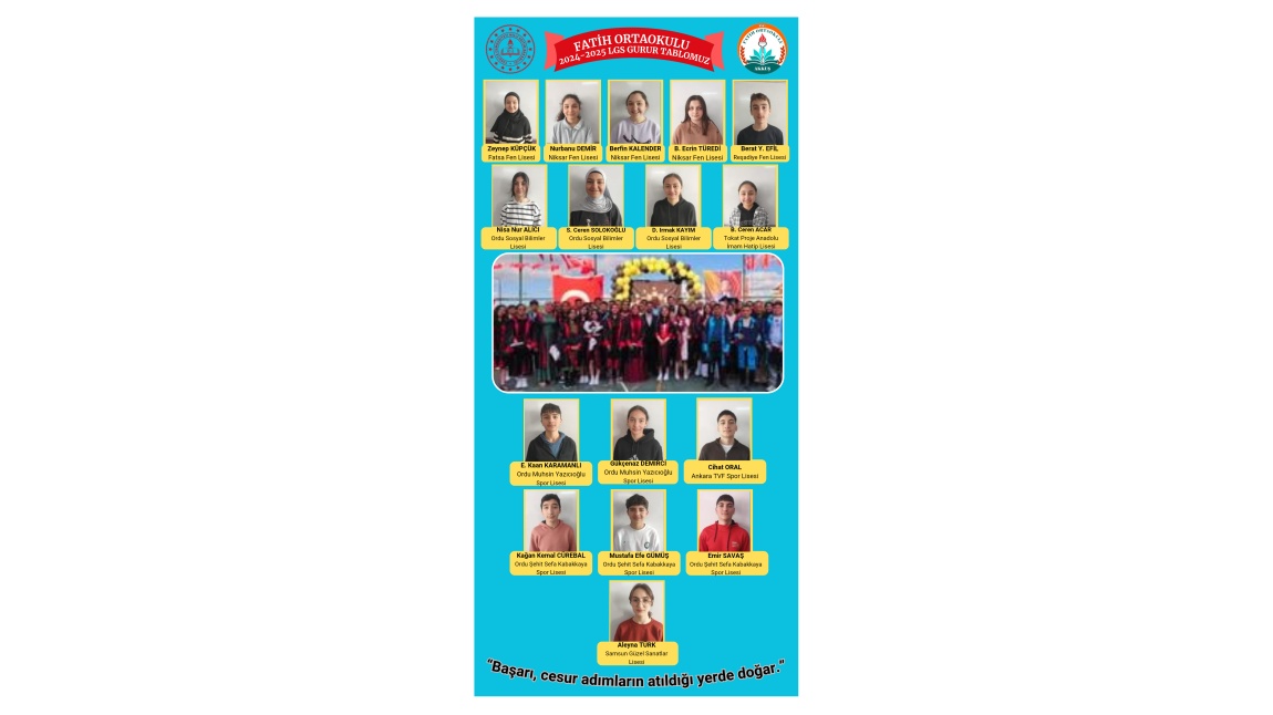 2024-2025 LGS Gurur Tablomuz